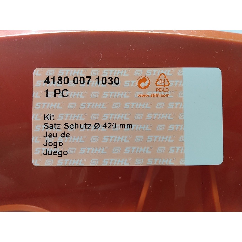 New Stihl Cutter Shield Deflector Kit In Plastic With Product Sticker - Picture 8 of 9